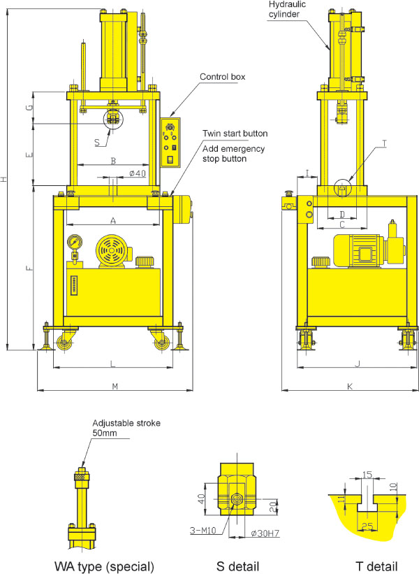 Hydraulic press design  Download Scientific Diagram